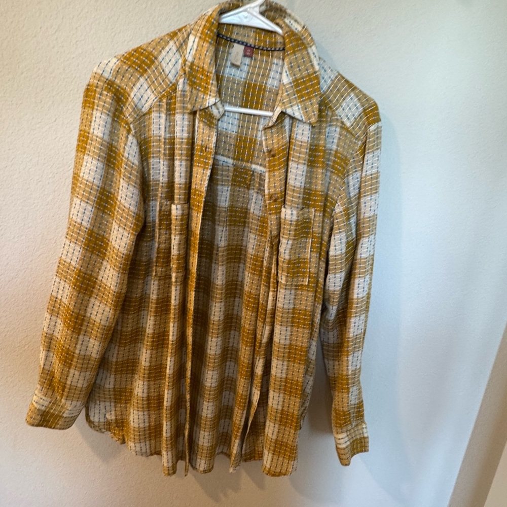 Pilot Plaid Button-Up Shirt